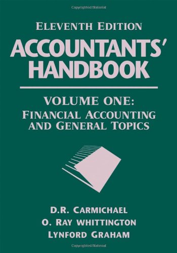 Accountants Handbook, Financial Accounting and General Topics