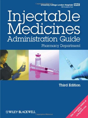 UCL Hospitals Injectable Medicines Administration Guide : Pharmacy Department