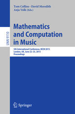 Mathematics and Computation in Music: 5th International Conference, MCM 2015, London, UK, June 22-25, 2015, Proceedings