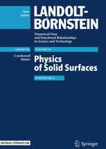 Physics of Solid Surfaces: Subvolume A