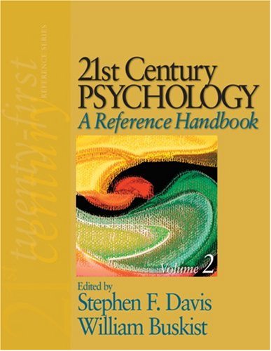 21st Century Psychology: A Reference Handbook (Volume 1)