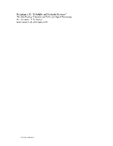 Handbook of Formulas and Tables for Signal -8579-cilt-2