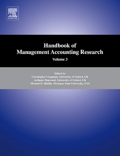 Handbook of Management Accounting Research, Volume 3
