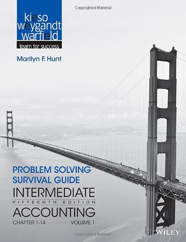 Problem Solving Survival Guide to accompany Intermediate Accounting (Volume 1, Chapters 1 - 14)