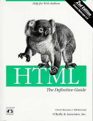 HTML:  The Definitive Guide (Nutshell Handbooks)