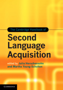 The Cambridge handbook of second language acquisition