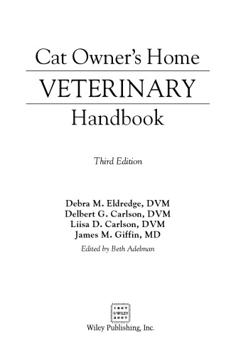 Cat Owners Home Veterinary Handbook