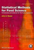 Statistical methods for food science : introductory procedures for the food practitioner