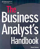 The business analysts handbook