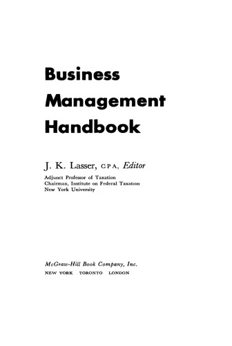 Business Management Handbook