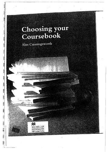 Choosing Your Coursebook (Handbooks for the English Classroom)