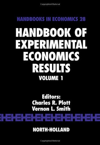 Handbook of experimental economics results, Volume 1
