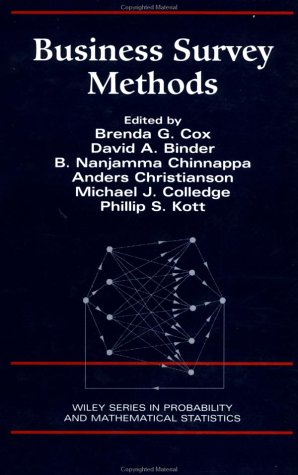 Business Survey Methods (Wiley Series in Probability and Statistics)