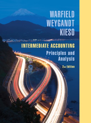 Intermediate Accounting  Principles and Analysis