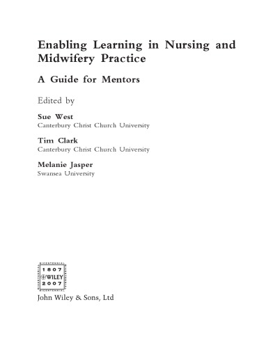 Enabling learning in nursing and midwifery practice : a guide for mentors