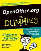 OpenOffice.org for dummies