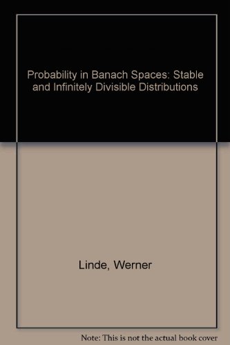 Probability in Banach Spaces: Stable and Infinitely Divisible Distributions