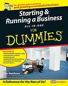 Starting & running a business all-in-one for dummies