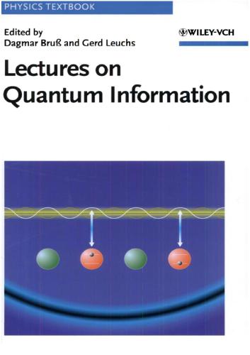 Lectures on Quantum Information (Physics Textbook)