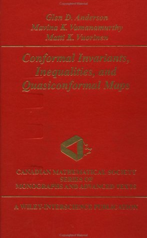 Conformal Invariants, Inequalities, and Quasiconformal Maps