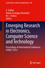 Emerging Research in Electronics, Computer Science and Technology: Proceedings of International Conference, ICERECT 2012