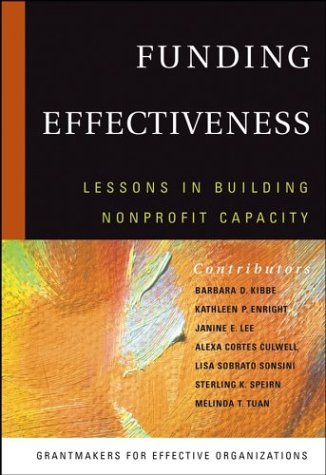 Funding effectiveness: lessons in building nonprofit capacity