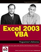 Excel 2003 VBA programmers reference
