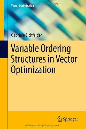 Variable ordering structures in vector optimization