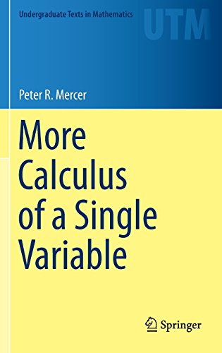 More calculus of a single variable