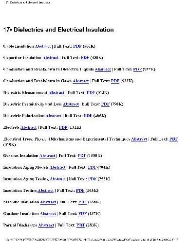 17.Dielectrics and Electrical Insulation
