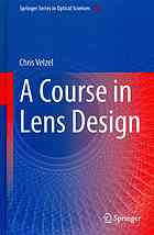 A course in lens design