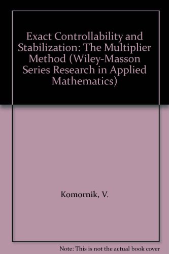 Exact Controllability and Stabilization: The Multiplier Method