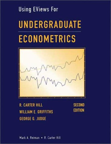 Using EViews For Undergraduate Econometrics