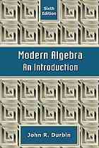 Modern algebra : an introduction