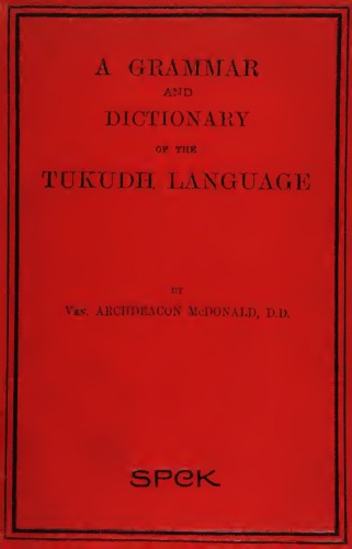 A grammar of the Tukudh language