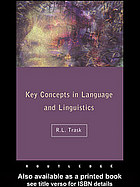 Key concepts in language and linguistics