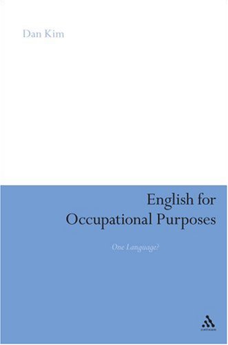 English for occupational purposes: one language?