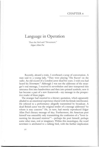 Language in Operation