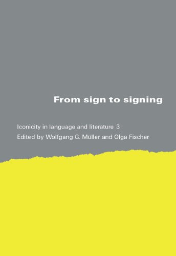 From sign to signing: iconicity in language and literature 3
