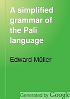 A simplified grammar of the Pali language