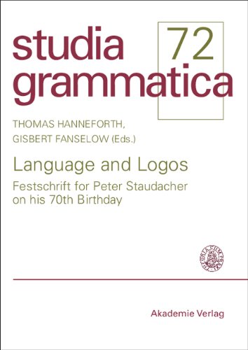Language and Logos: Studies in theoretical and computational linguistics