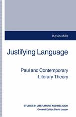 Justifying Language: Paul and Contemporary Literary Theory