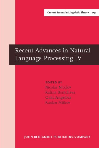 Recent Advances in Natural Language Processing IV: Selected Papers from RANLP 2005