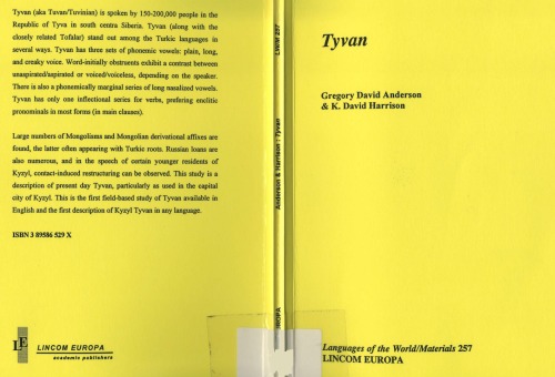 Tyvan (Languages of the world 257)