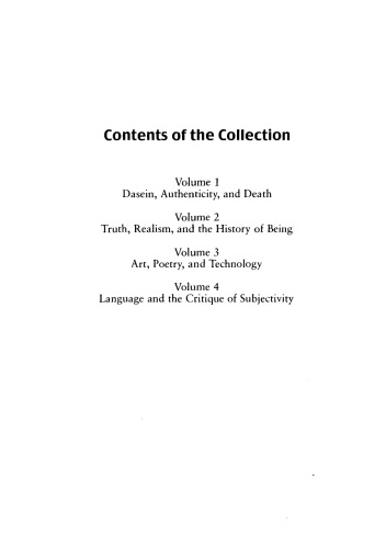 Heidegger Reexamined, Volume 4: Language and the Critique of Subjectivity