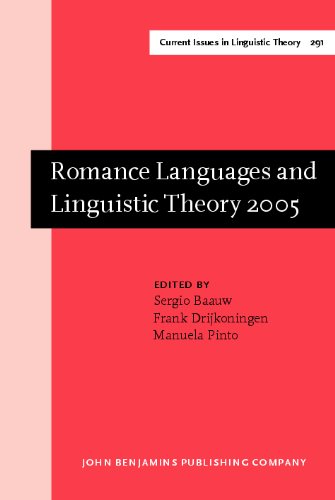 Romance Languages and Linguistic Theory 2005: Selected Papers from Going Romance, Utrecht, 8-10 December 2005