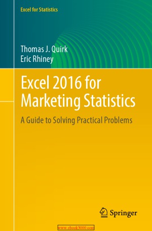 Excel 2016 for Marketing Statistics