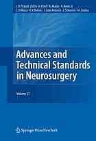 Advances and technical standards in neurosurgery. / Vol. 37