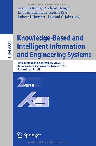 Knowlege-Based and Intelligent Information and Engineering Systems: 15th International Conference, KES 2011, Kaiserslautern, Germany, September 12-14,