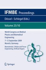 World Congress on Medical Physics and Biomedical Engineering, September 7 - 12, 2009, Munich, Germany: Vol. 25/10 Biomaterials, Cellular and Tussue En